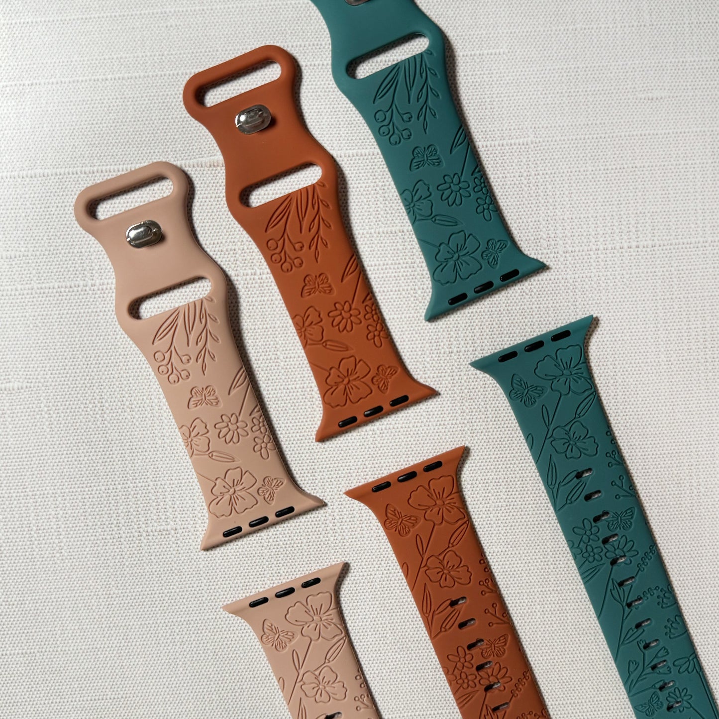 Butterflies silicone band for Apple Watch