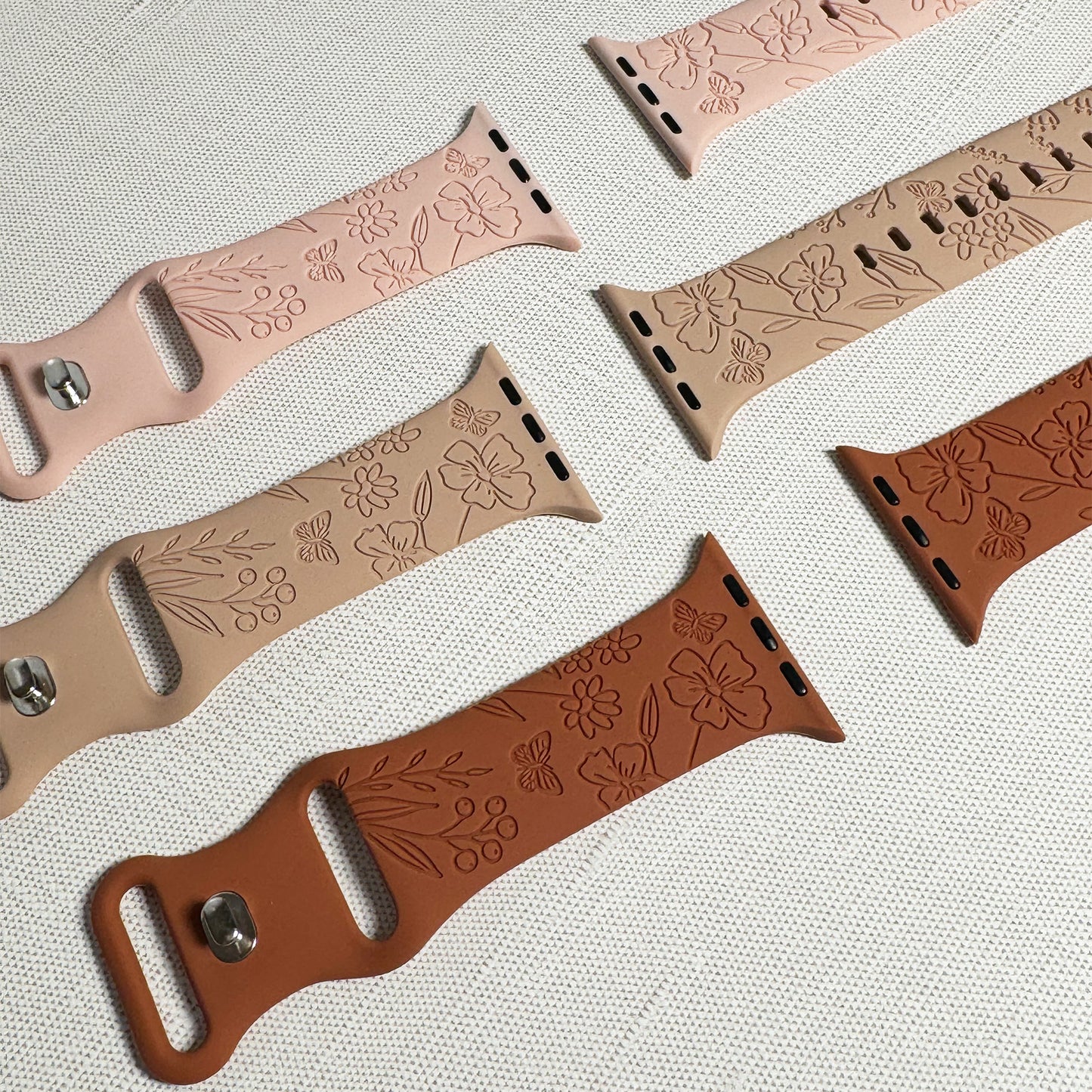 Butterflies silicone band for Apple Watch
