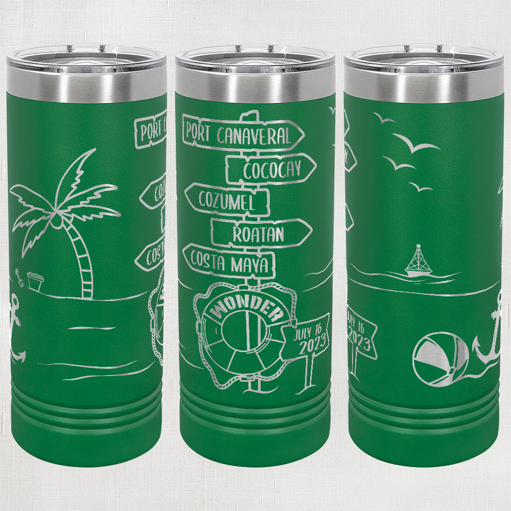 22 oz. Skinny Tumbler - Wonder 07/16/23