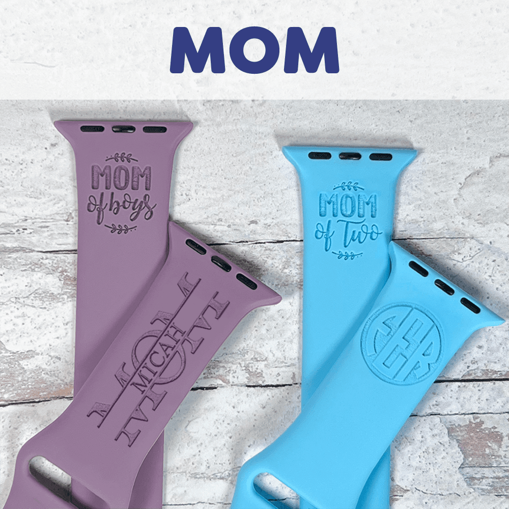 MOM - Engraved watchband