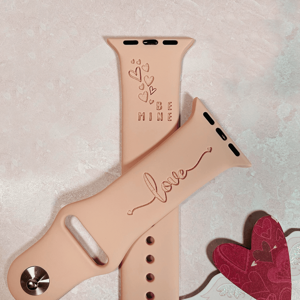 LOVE - Engraved watchband