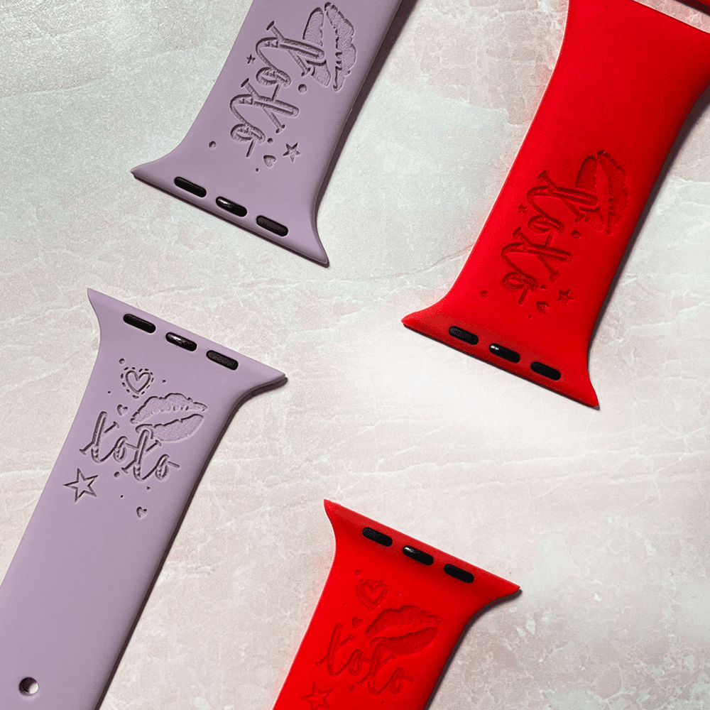 LOVE - Engraved watchband