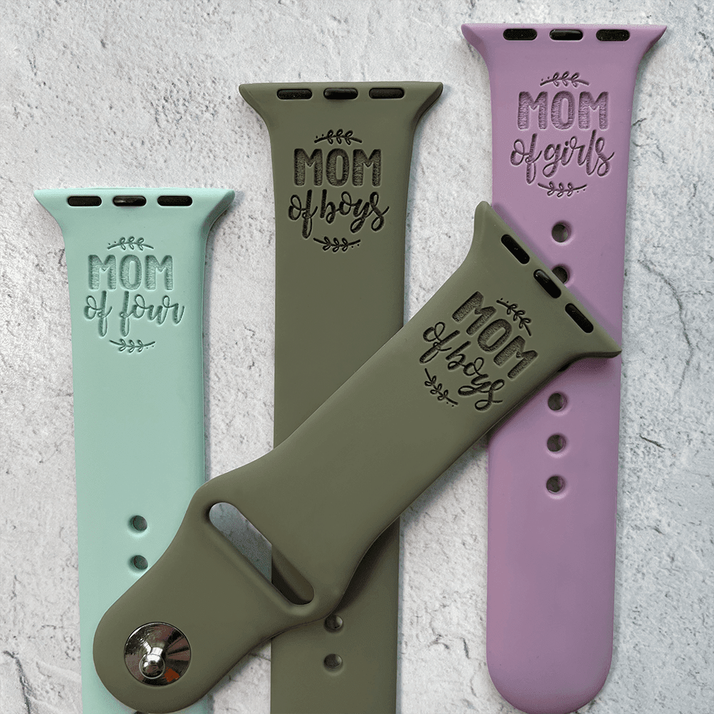 MOM - Engraved watchband