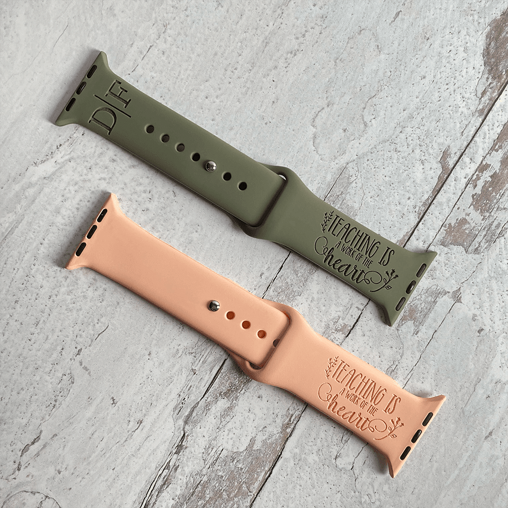 TEACH - Engraved watchband