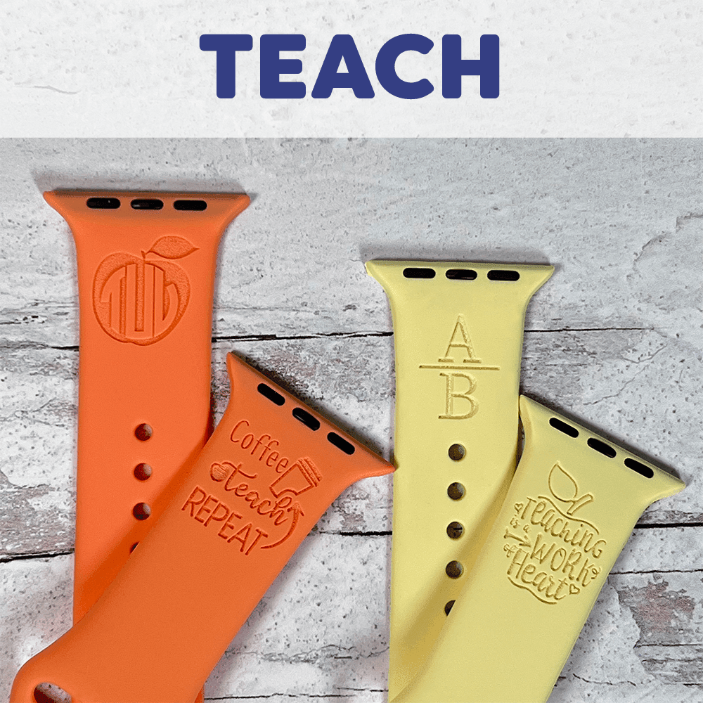 TEACH - Engraved watchband
