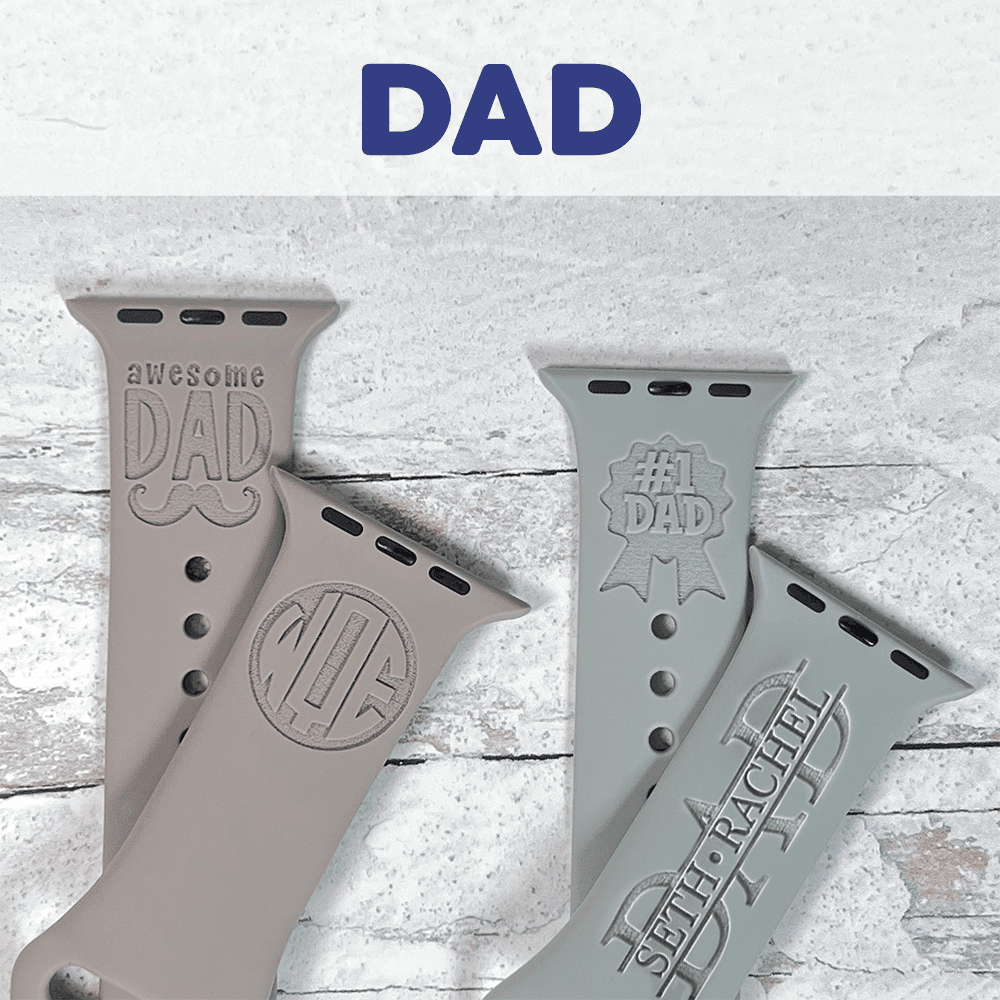 DAD - Engraved watchband