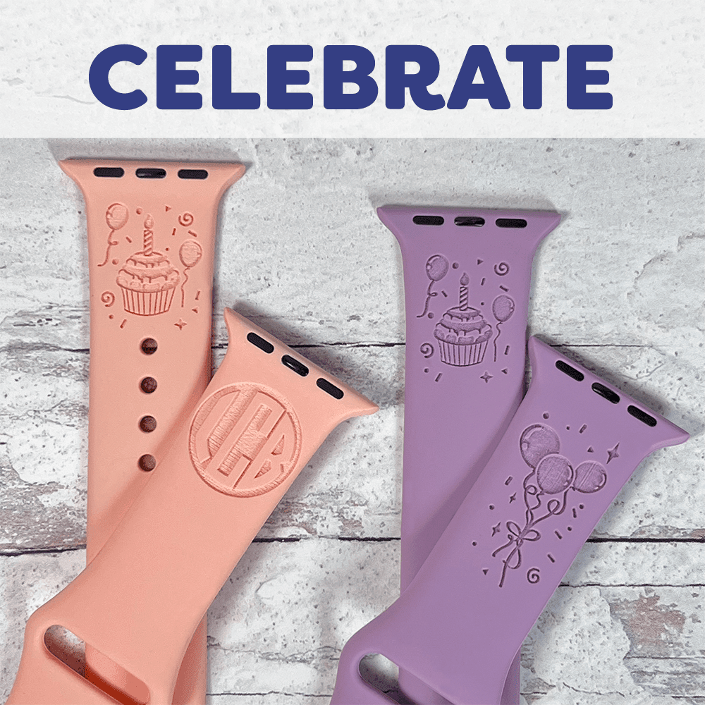 CELEBRATE - Engraved watchband