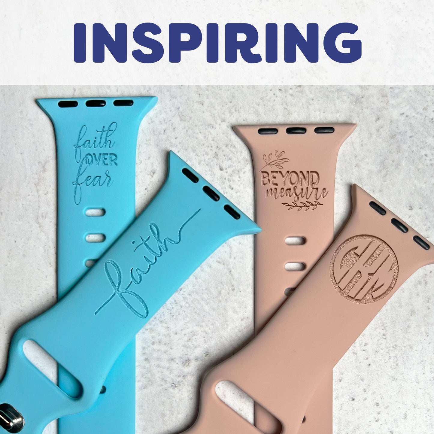 INSPIRING - Engraved watchband new
