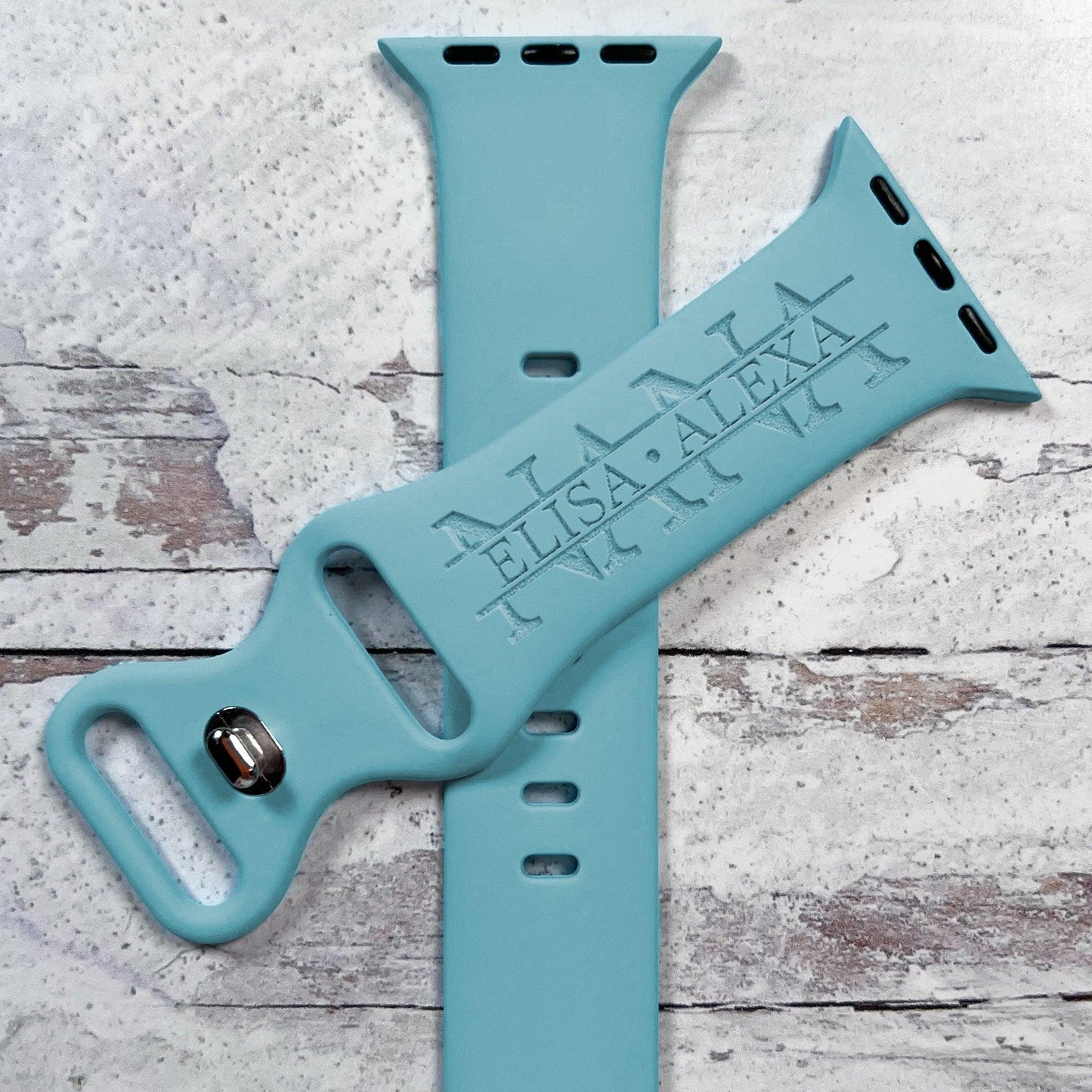 SPLIT-WORDS - Engraved watchband new