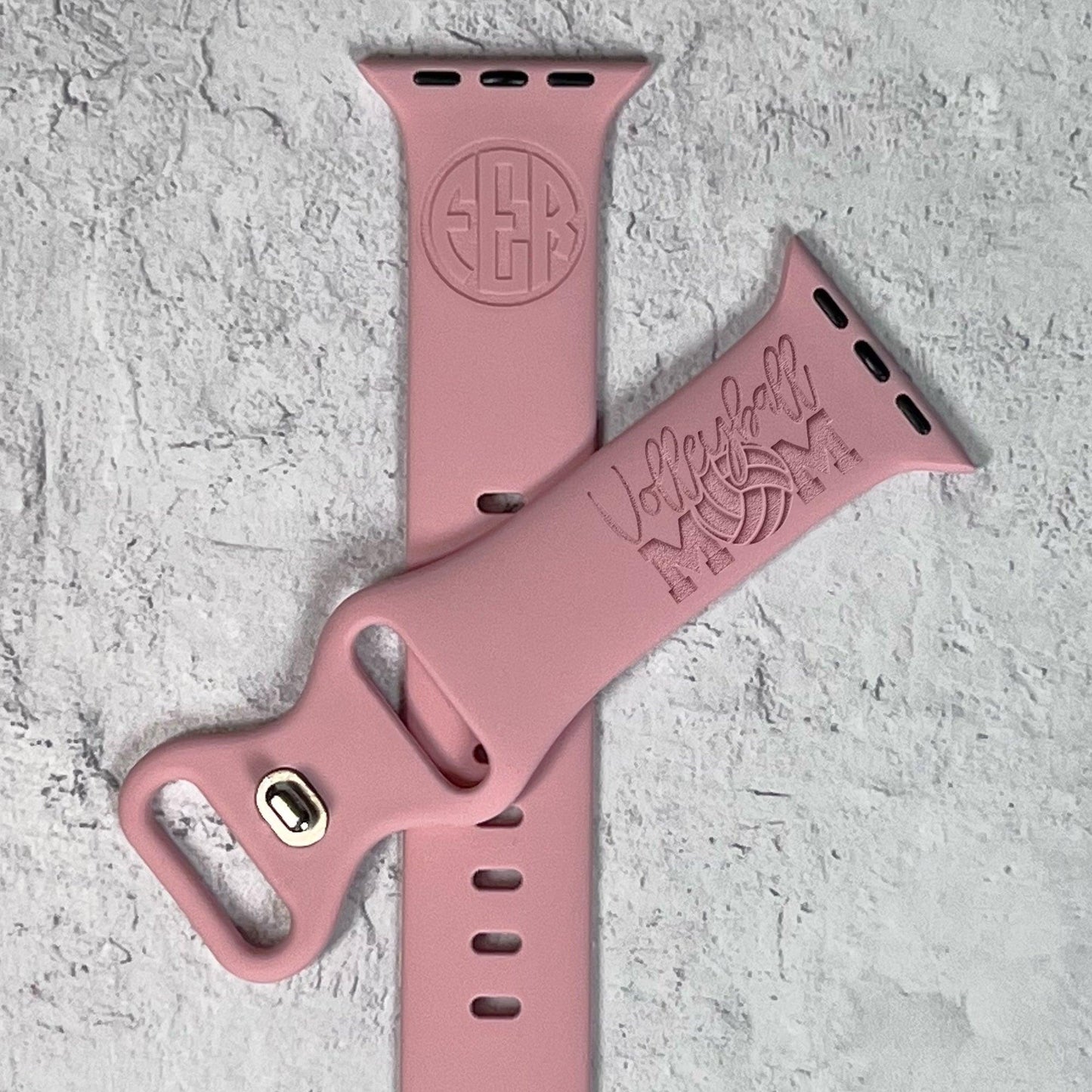 SPORTS MOM - Engraved watchband new