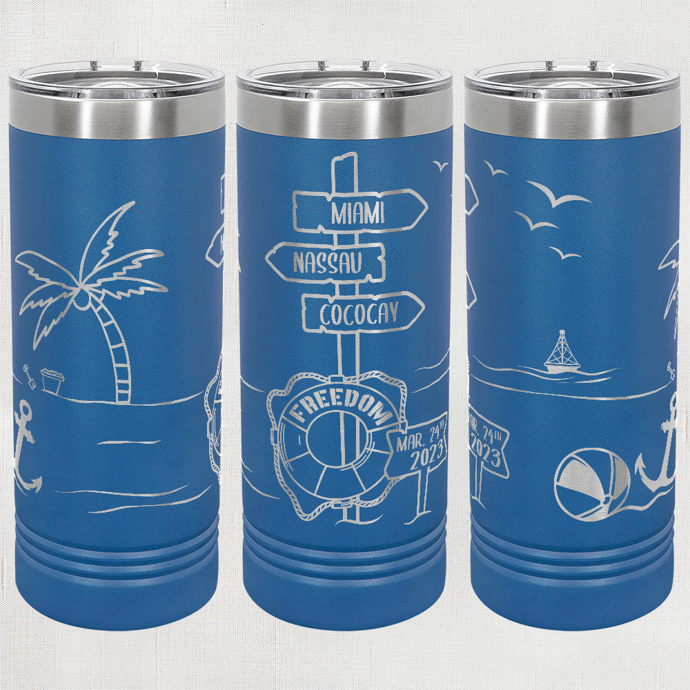 22 oz. Skinny Tumbler - Freedom 03/24/23