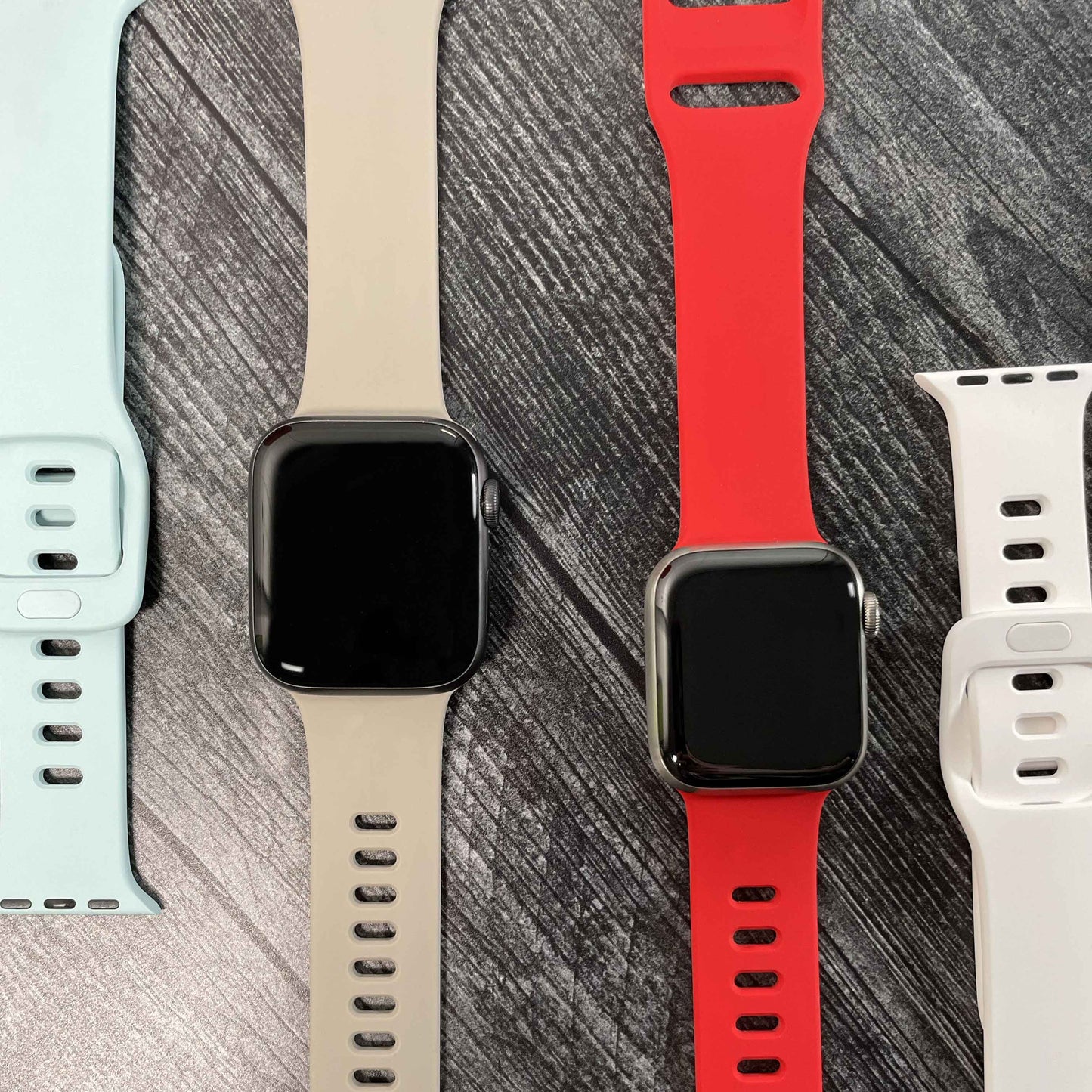 Silicone watchband