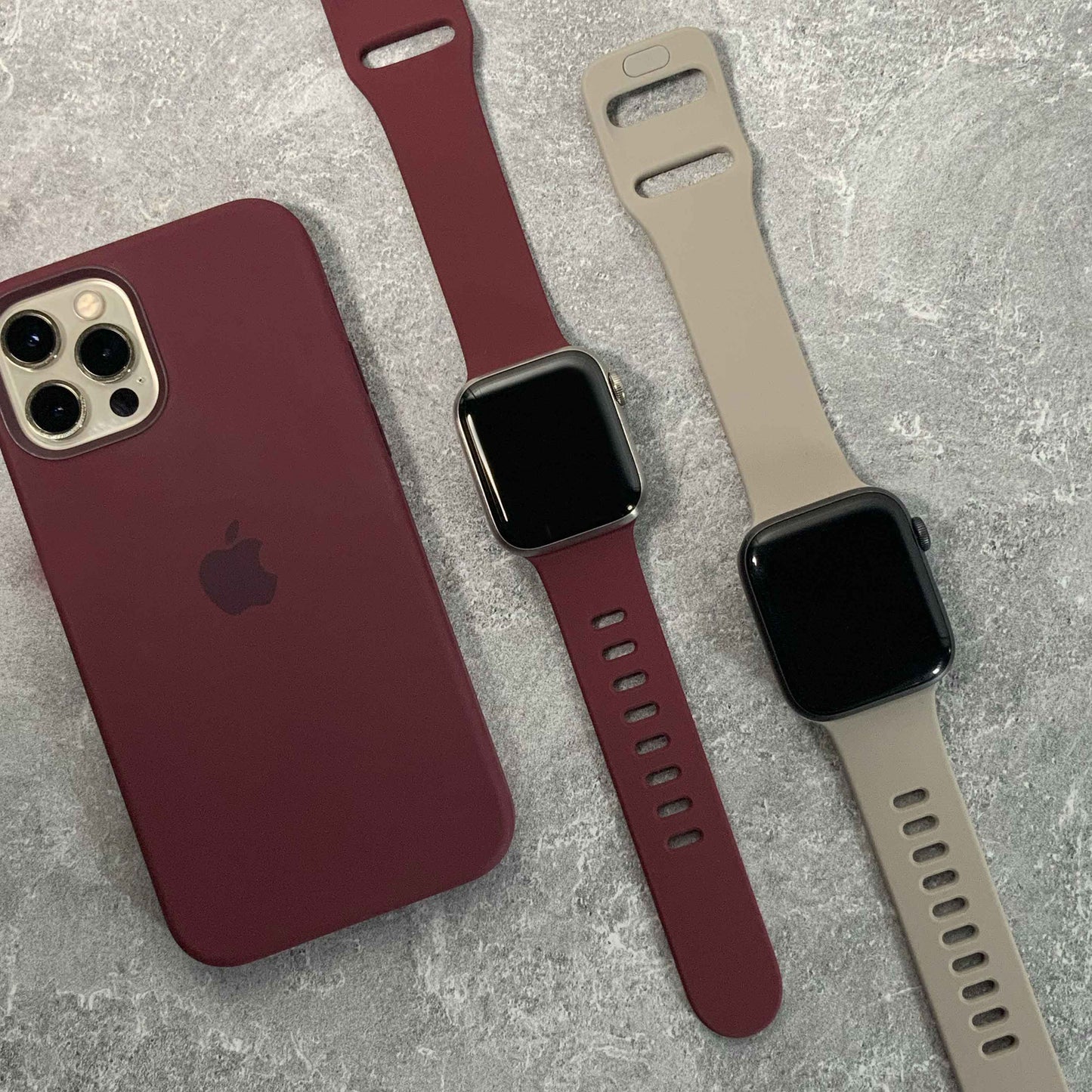 Silicone watchband