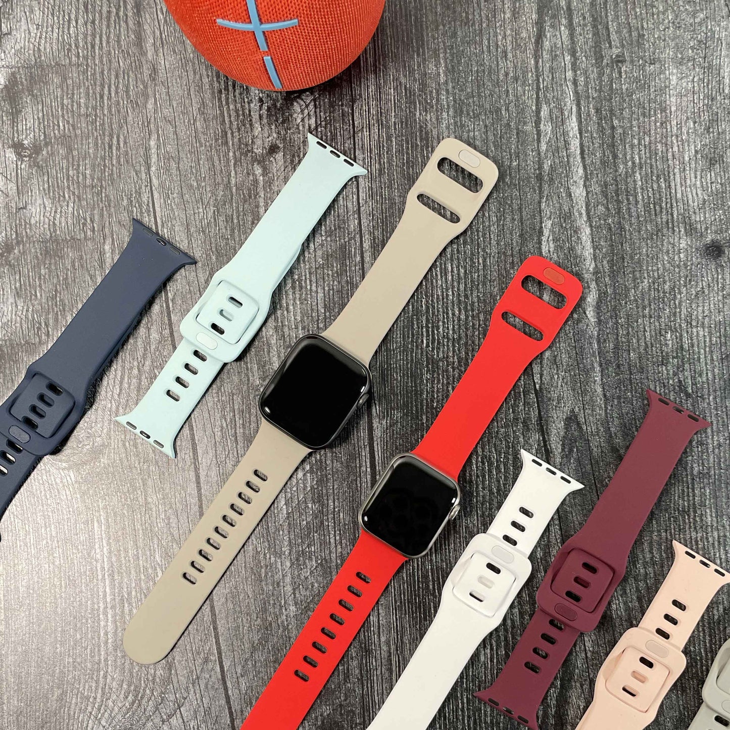 Silicone watchband