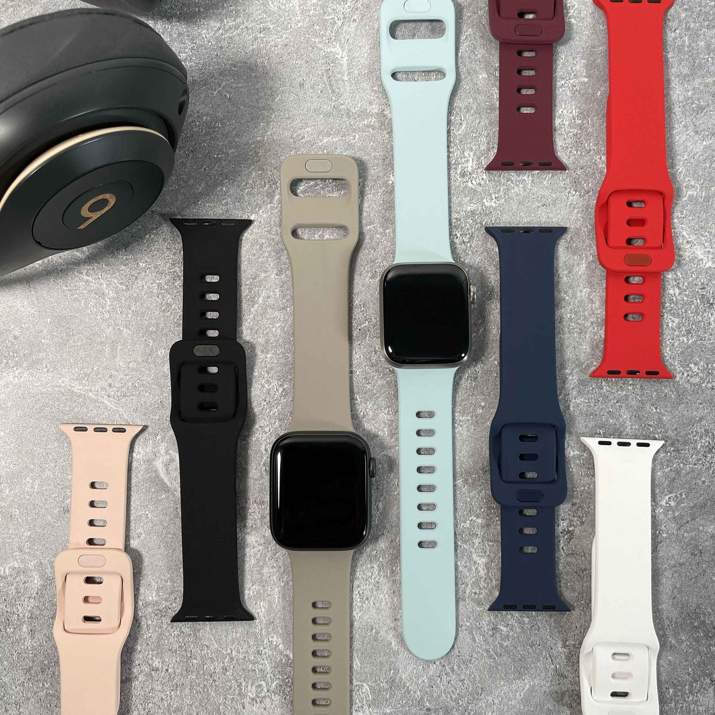 Silicone watchband