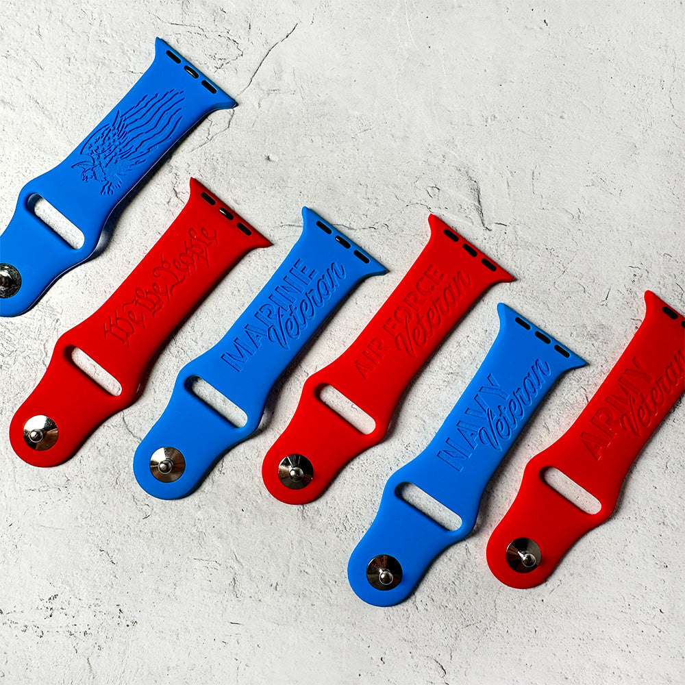PATRIOTIC - Engraved watchband