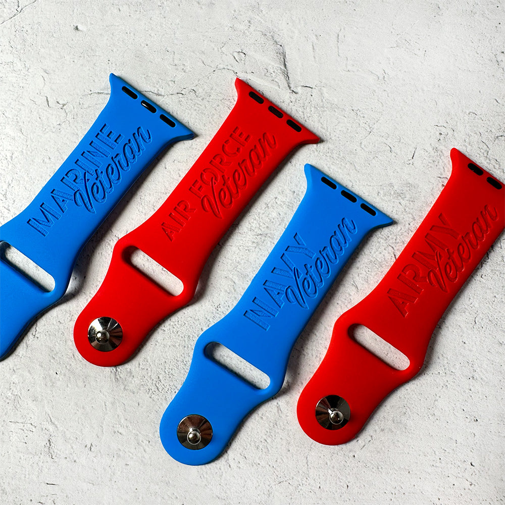 PATRIOTIC - Engraved watchband