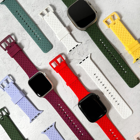 Buckle silicone band for Apple Watch