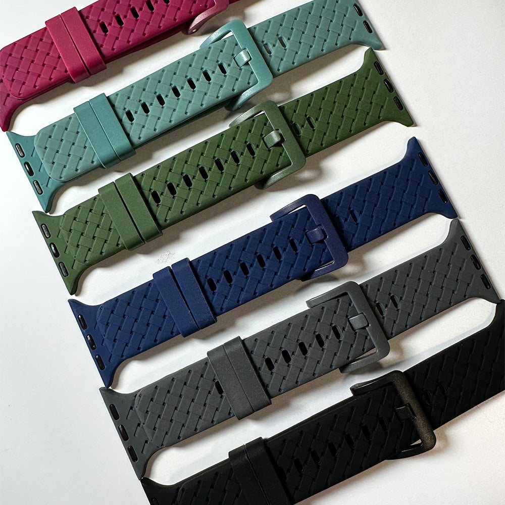 Buckle silicone band for Apple Watch