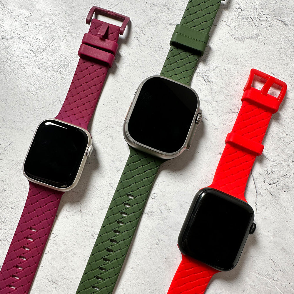 Buckle silicone band for Apple Watch