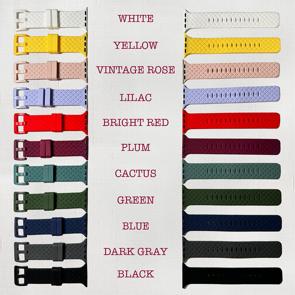 Buckle silicone band for Apple Watch
