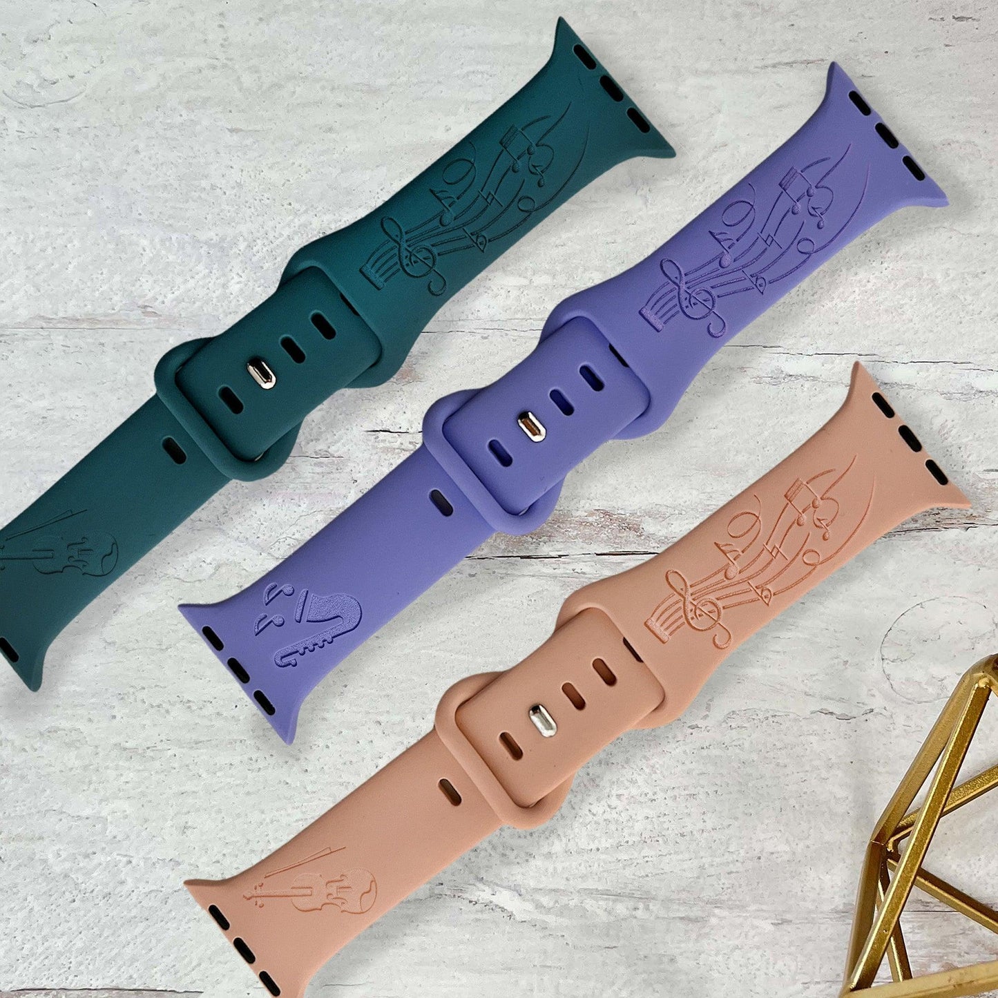 MUSIC - Engraved watchband new