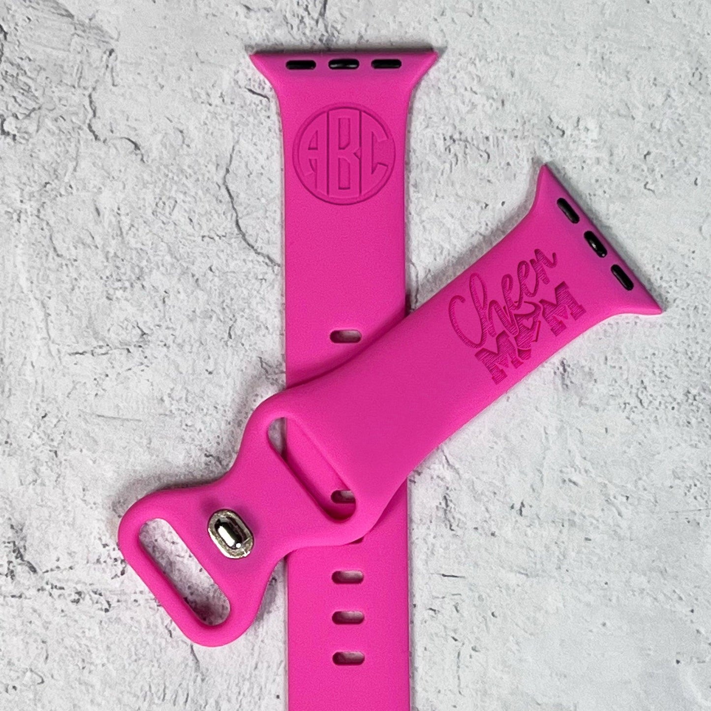 SPORTS MOM - Engraved watchband new