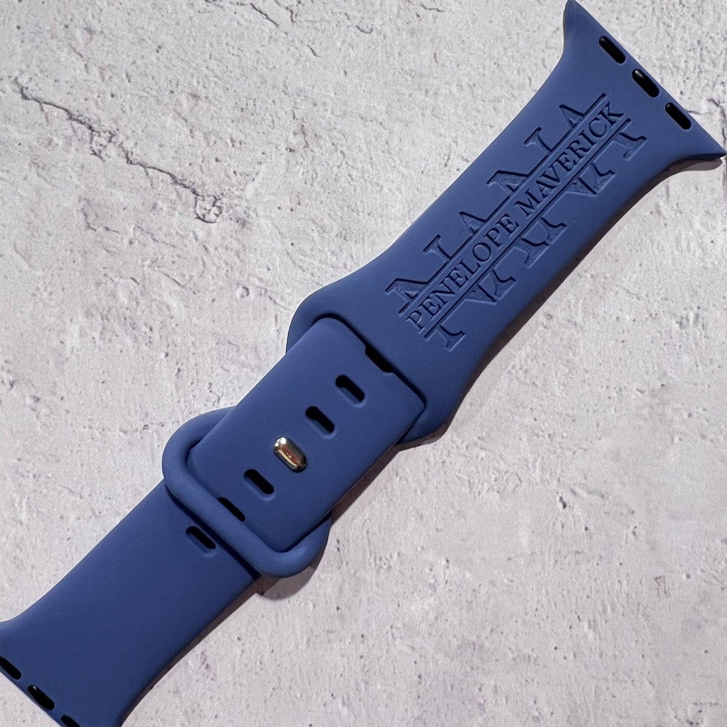 SPLIT-WORDS - Engraved watchband new