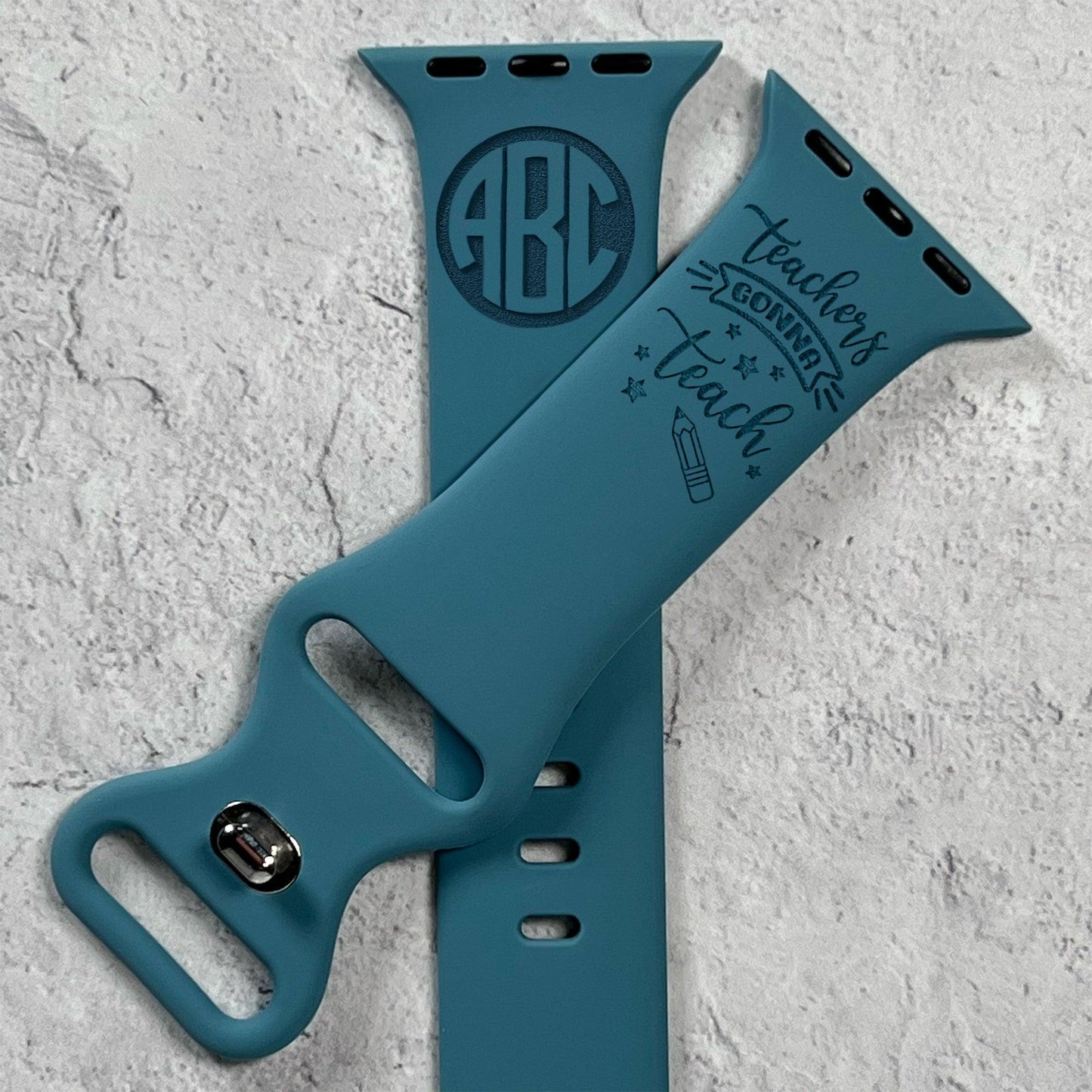 TEACH - Engraved watchband new