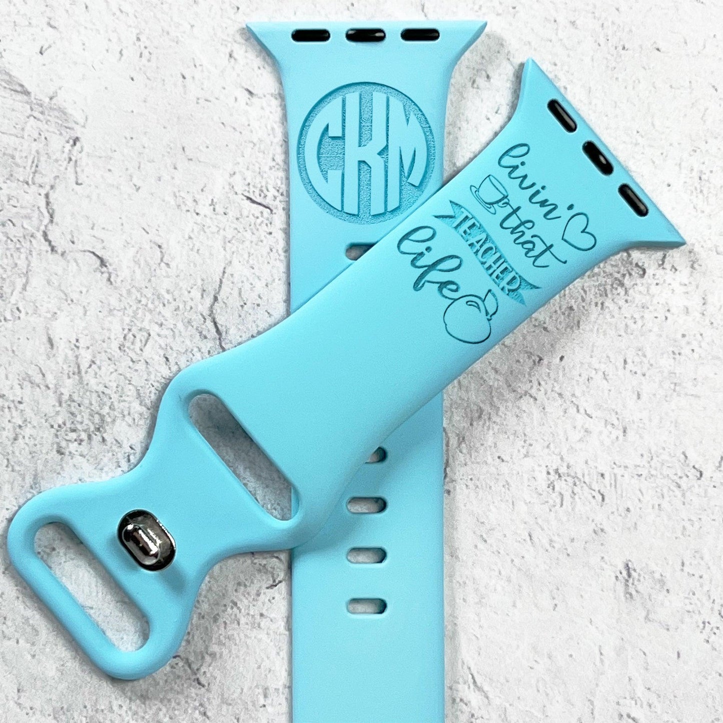 TEACH - Engraved watchband new
