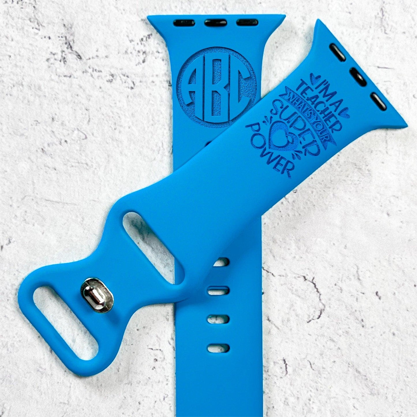 TEACH - Engraved watchband new
