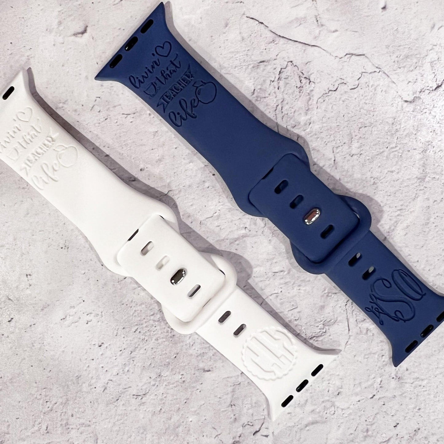 TEACH - Engraved watchband new