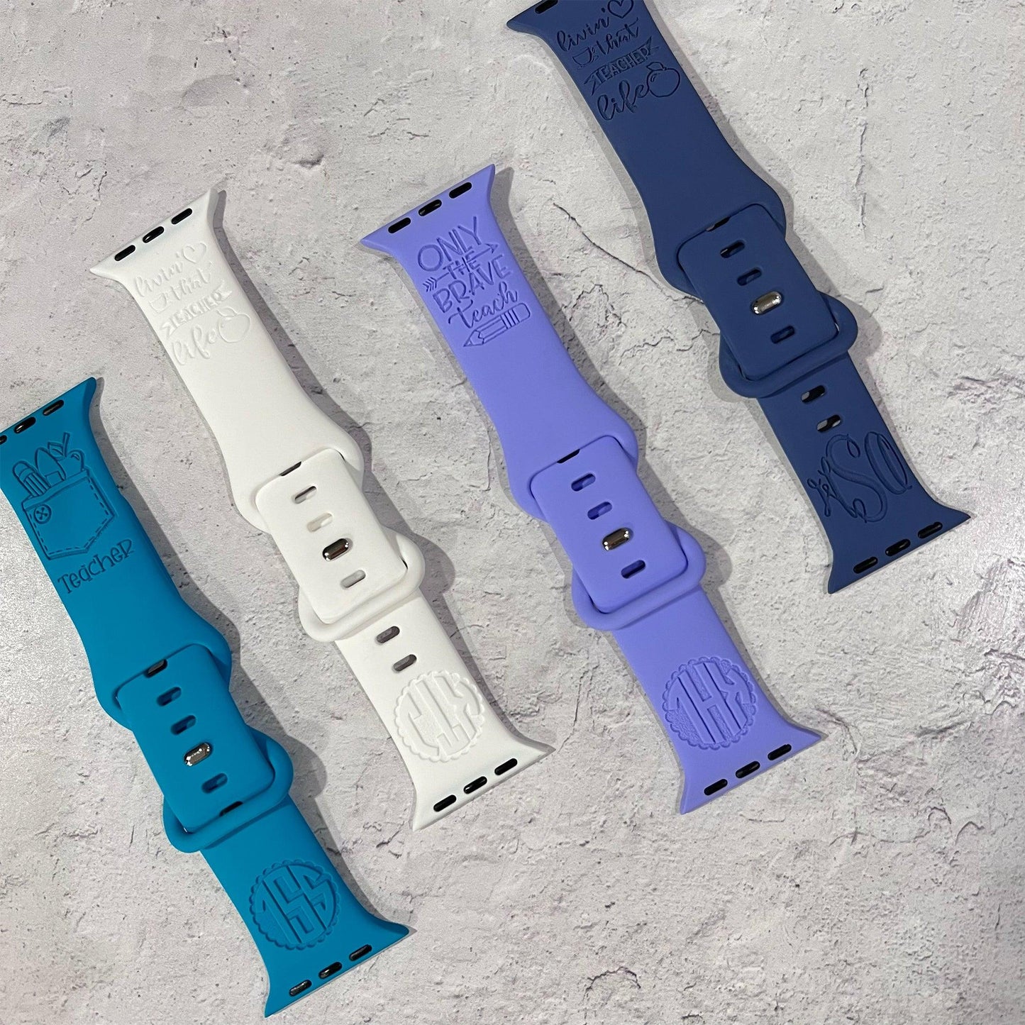 TEACH - Engraved watchband new