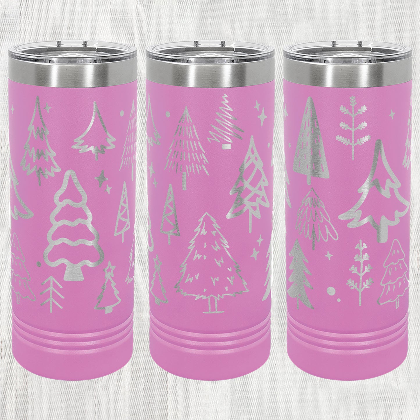 22 oz. Skinny Tumbler - Trees wrap