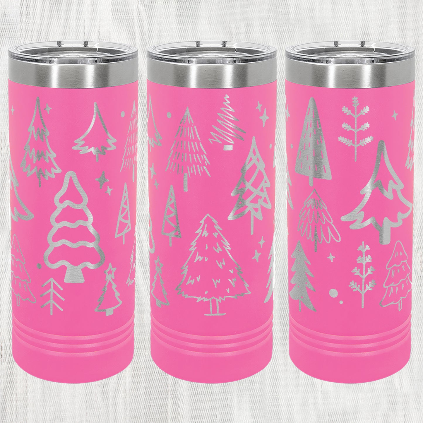 22 oz. Skinny Tumbler - Trees wrap