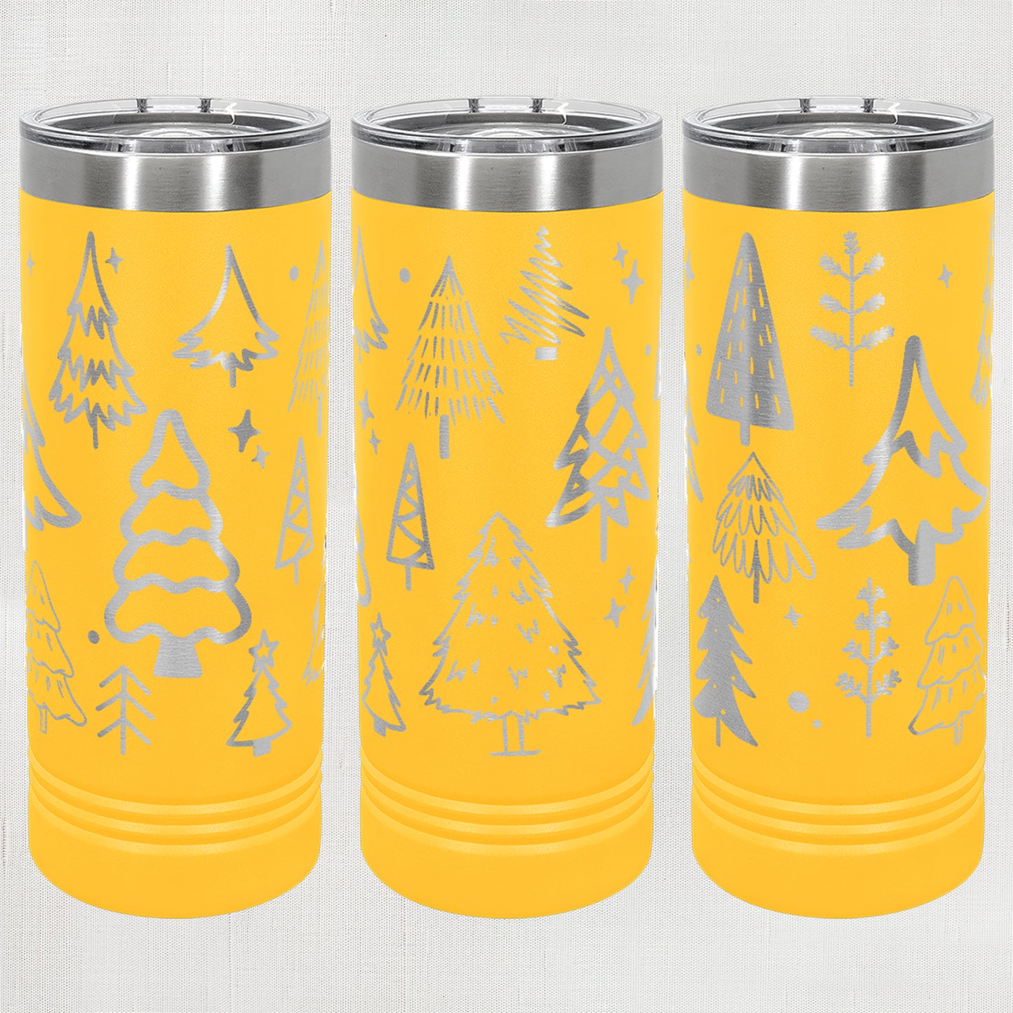 22 oz. Skinny Tumbler - Trees wrap