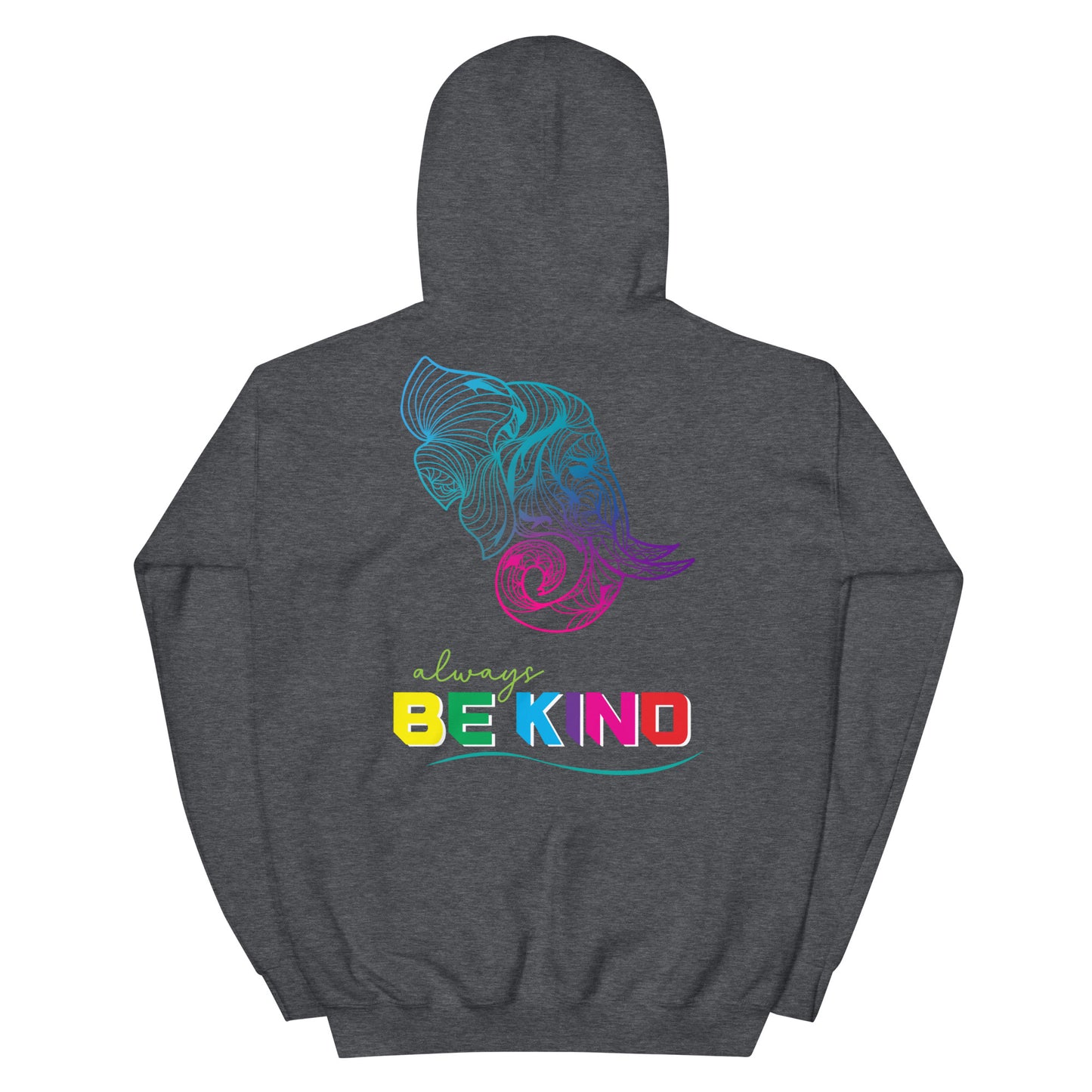 Unisex Hoodie - Be Kind Elephant