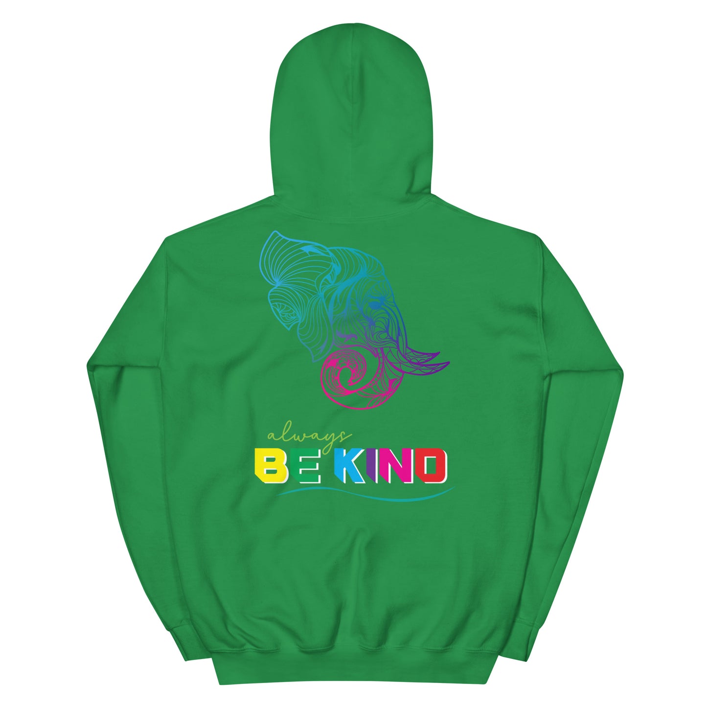 Unisex Hoodie - Be Kind Elephant