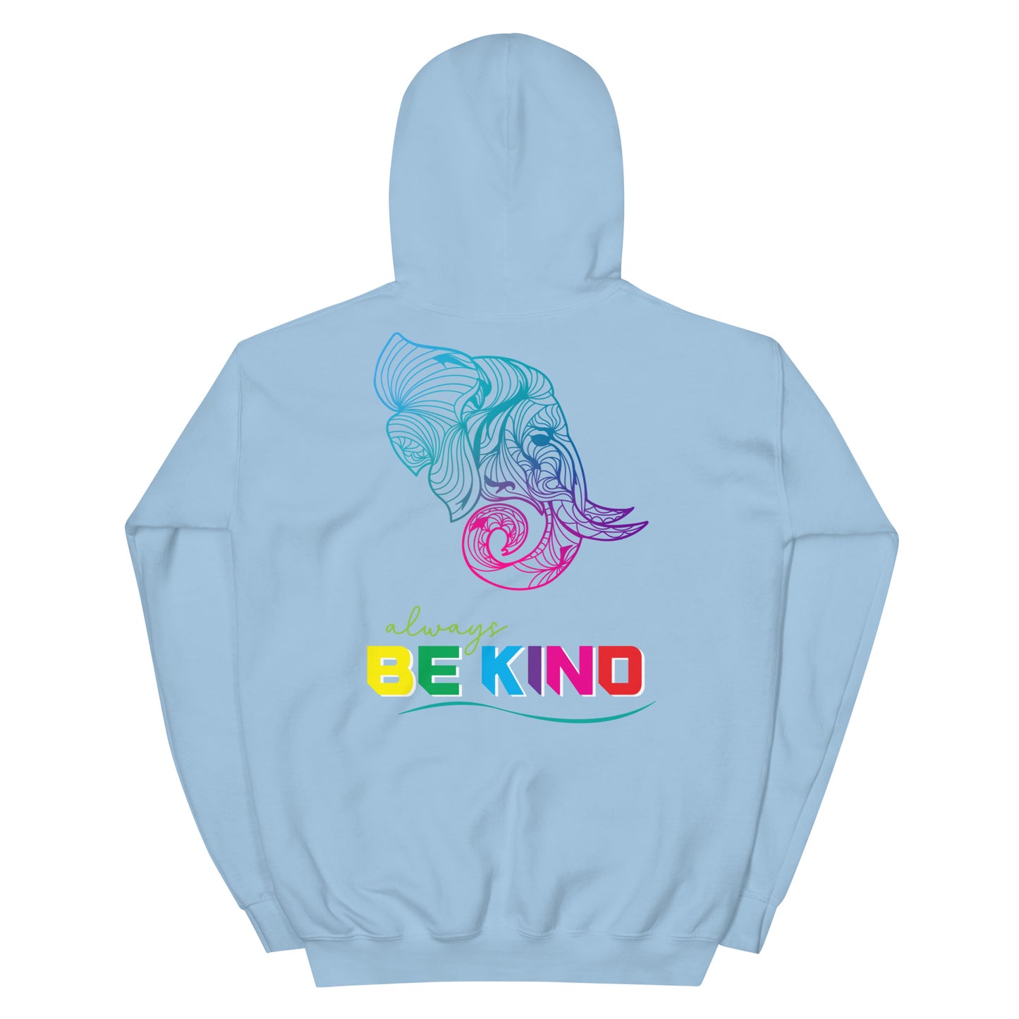 Unisex Hoodie - Be Kind Elephant