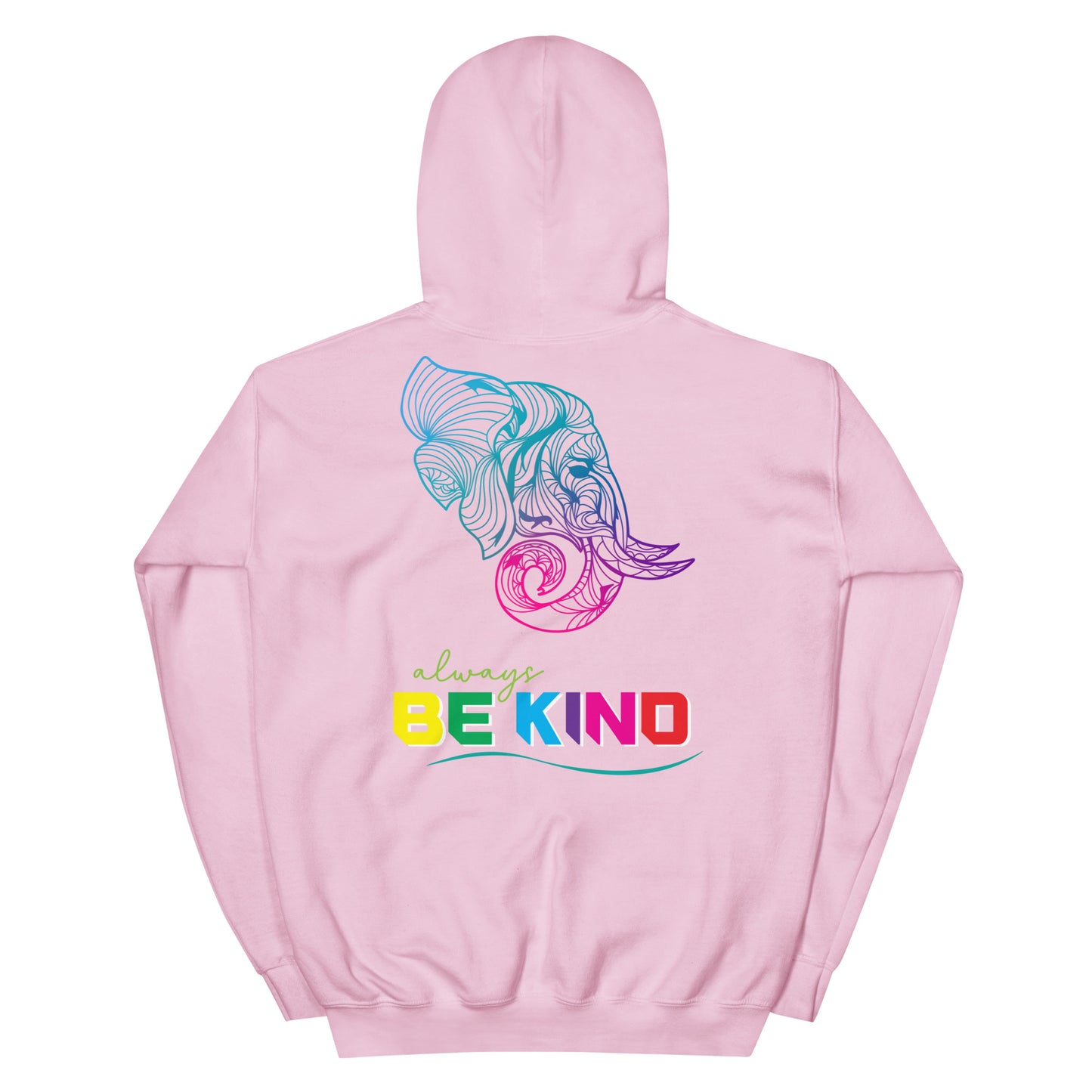 Unisex Hoodie - Be Kind Elephant