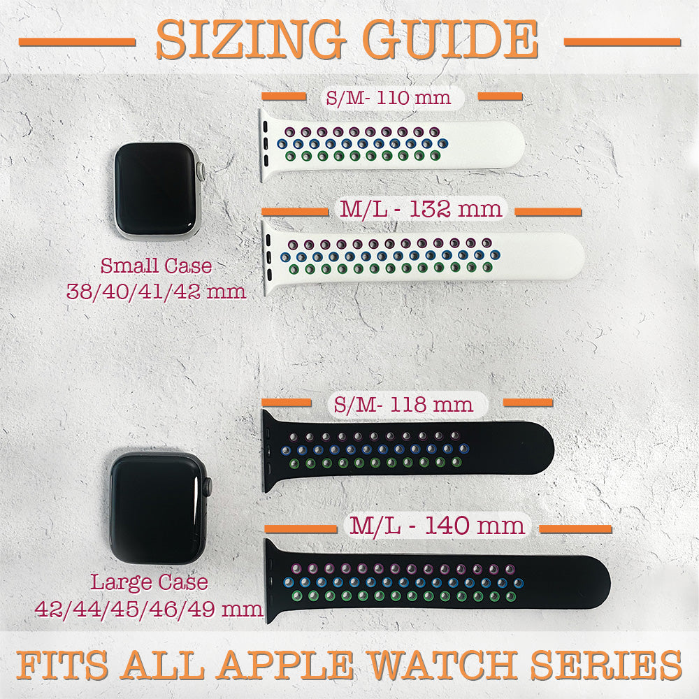 PRIDE Breathable sport silicone watchband