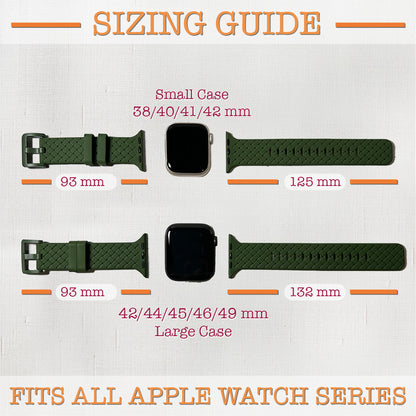 Buckle silicone band for Apple Watch