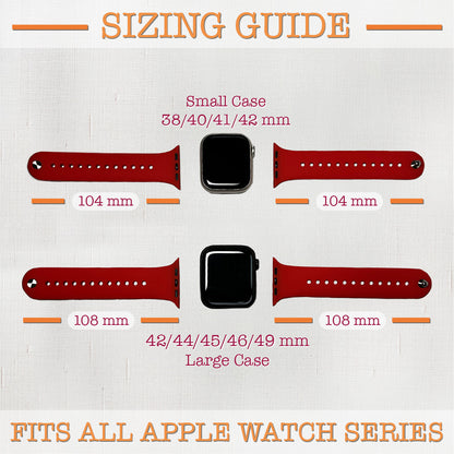 Double pin silicone band for Apple Watch