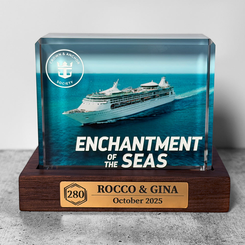 Cruise Milestone crystal block base