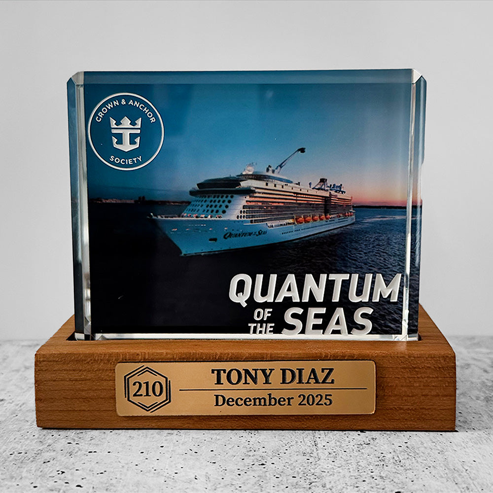 Cruise Milestone crystal block base