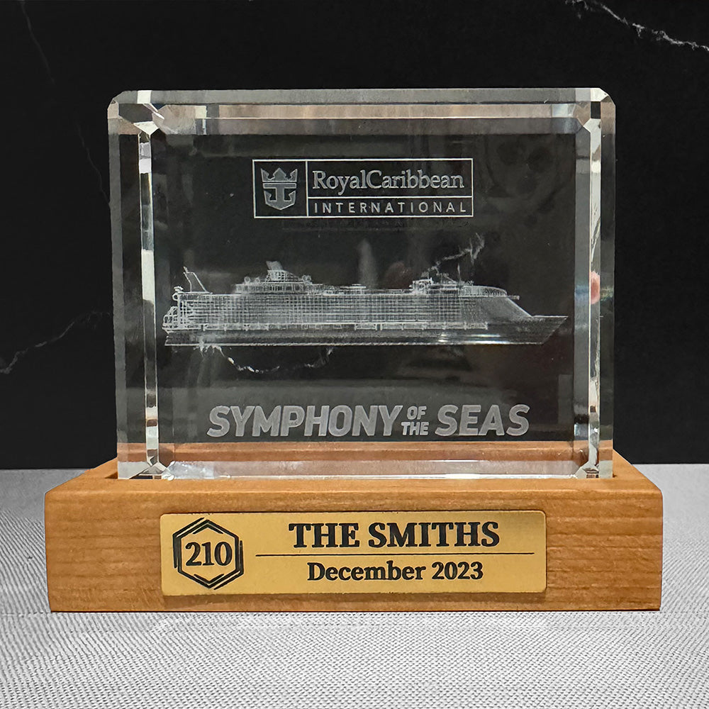 Cruise Milestone crystal block base