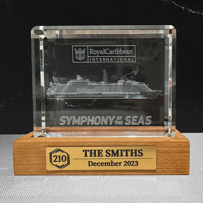 Cruise Milestone crystal block base