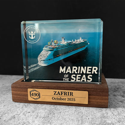 Cruise Milestone crystal block base