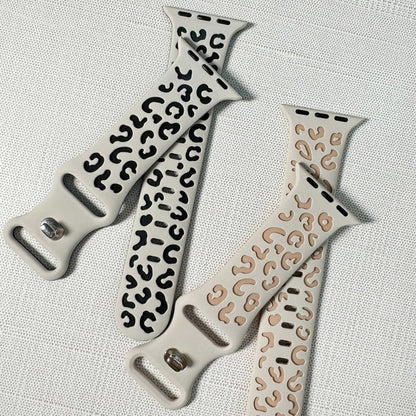 Animal Print silicone band for Apple Watch