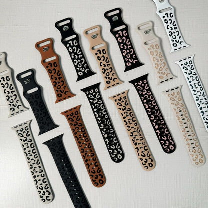 Animal Print silicone band for Apple Watch